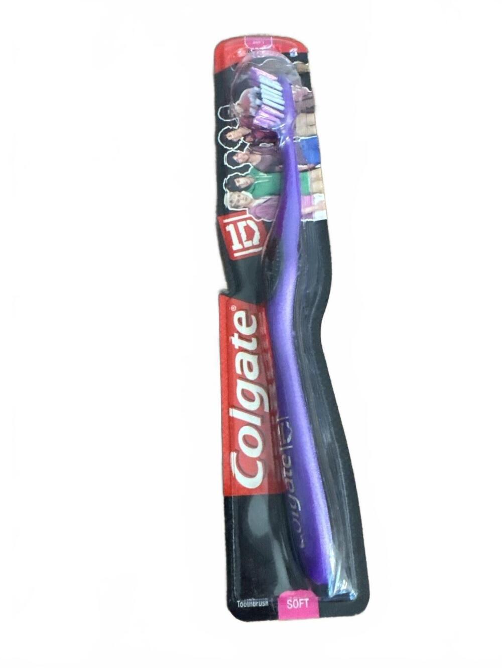 Colgate MaxFresh 1D One Direction Maxfresh Soft Toothbrush Purple/Black New💜🖤